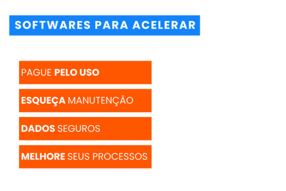 Cloud - SAAS - Softwares de aceleração - wbsite, e-commerce, servicedesk, CRM, Agenda e Workflow