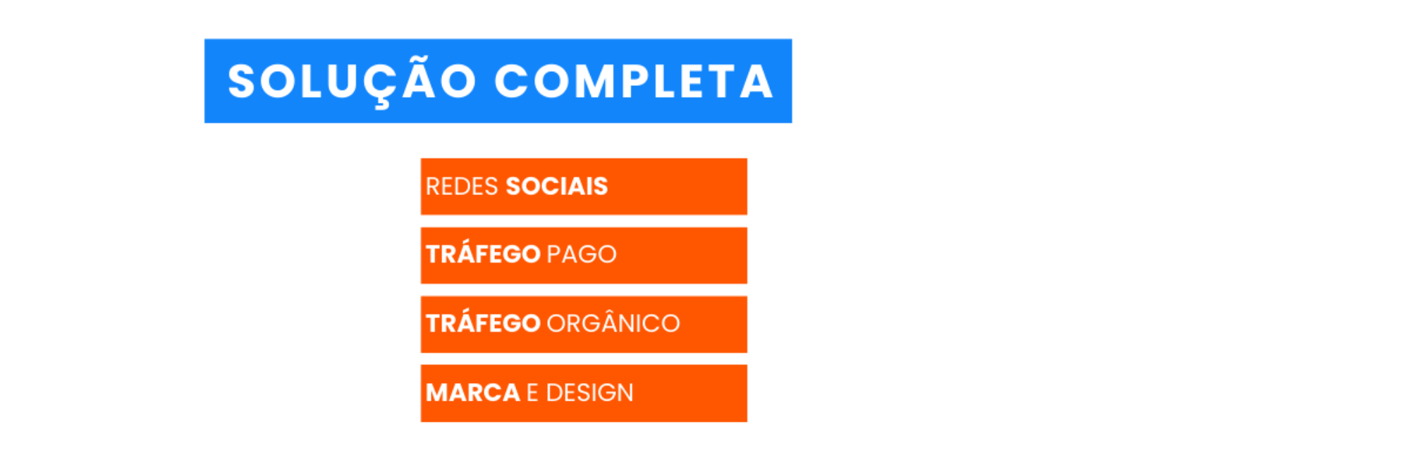 Marketing - Solução completa - Redes sociais, tráfego pago, tráfego orgânico, marca e design